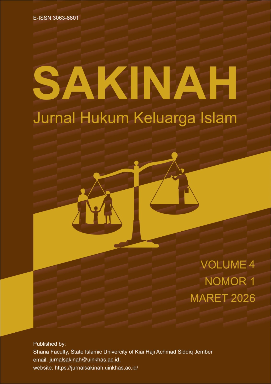					View Vol. 4 No. 1 (2026): SAKINAH: Jurnal Hukum Keluarga Islam
				